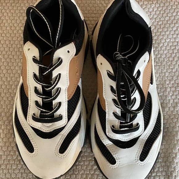 Torrid Women's Sneakers in White, Black, and Brown - Picture 5 of 7